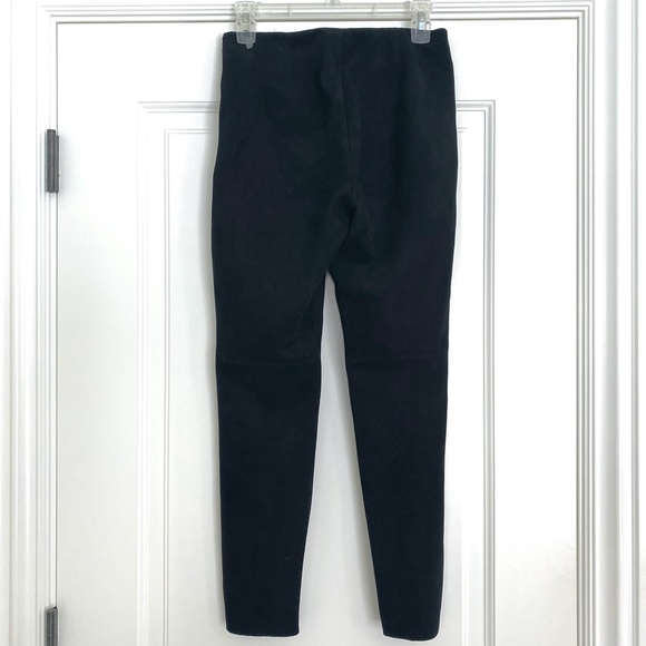 Zara Black Faux Suede Skinny Legging Pants - M - Picture 5 of 6